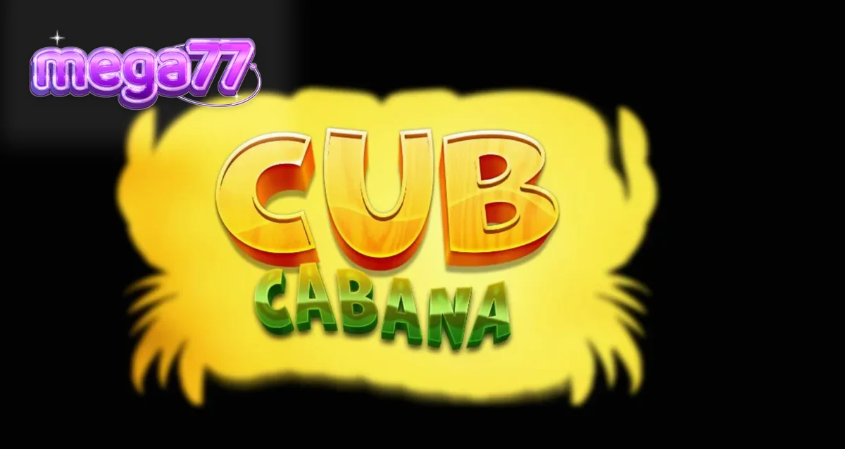 Pemandangan tropis yang cerah dan meriah dari slot Cub Cabana